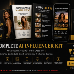 🔥🔥AI Influencer Complete Kit (Build Your AI Influencer Empire)🔥